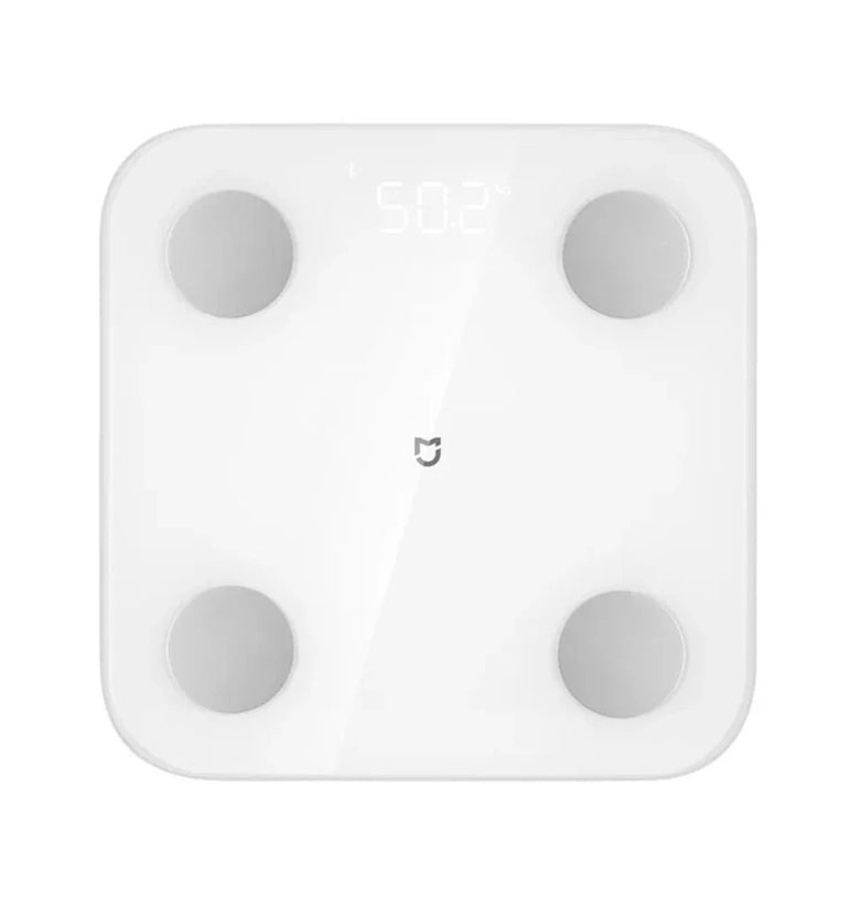 XIAOMI Mijia MJTZC01YM Body Fat Scale S400 Dual Frequency Bioelectrical Impedance 25 Health Metrics Analysis Heart Rate Monitor Multi-User Memory & Bluetooth 5.0 App Functionality