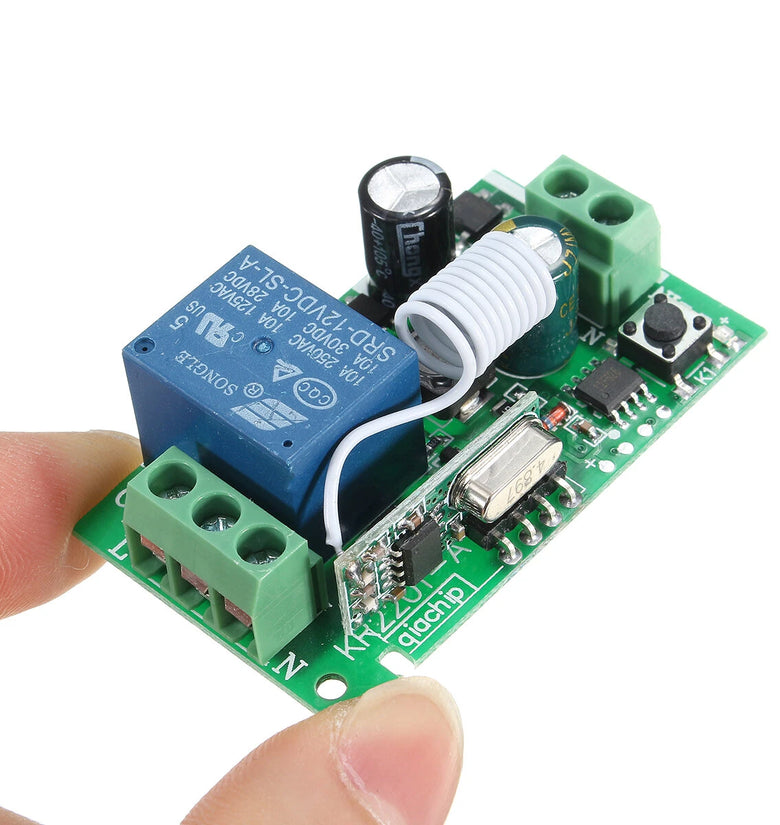 3PCS 315MHz 220V 10A 1CH Channel Wireless Relay Remote Control Switch Receiver