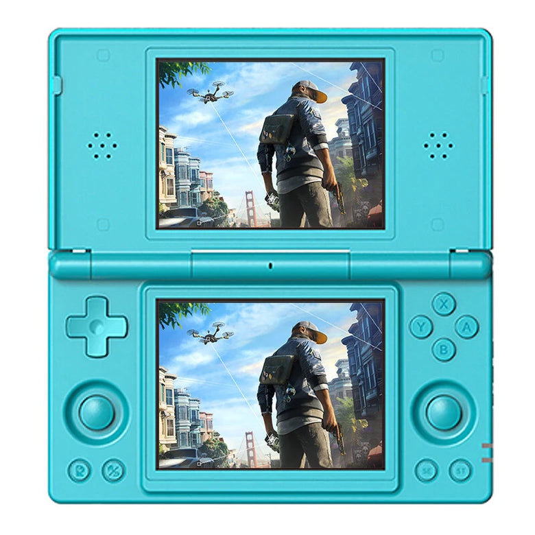 ANBERNIC RG DS Dual Screen Android 14 Handheld Game Console 4-Inch IPS Touchscreen 4000mAh Battery Multiplayer Retro Game Console Built-in Dual HiFi Stereo Speakers Six-axis Gyro Function