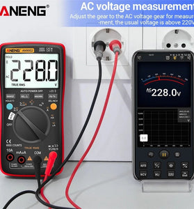 ANENG AN9002 Bluetooth Digital Multimeter 6000 Counts Professional MultimetroTrue RMS AC/DC Current Voltage Tester Auto-Range