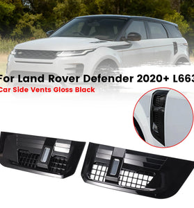 The left and right sides of the Rover 2020+ air intake and exhaust vents are equipped with insect-proof mesh covers, and the side fenders are decorated in bright black with personalized features