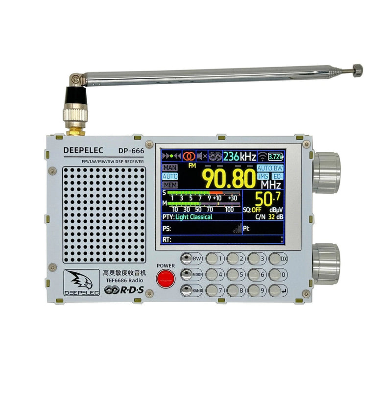 TEF6686 Radio High Sensitivity Full Band FM AM LW MW SW Shortwave ESP32 RDSWave Radio