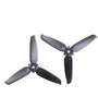 6 Pairs Dronetech 5328 5.3x2.8 5.3 Inch Tri-blade PC Quick-Release Propeller for DJI FPV Drone