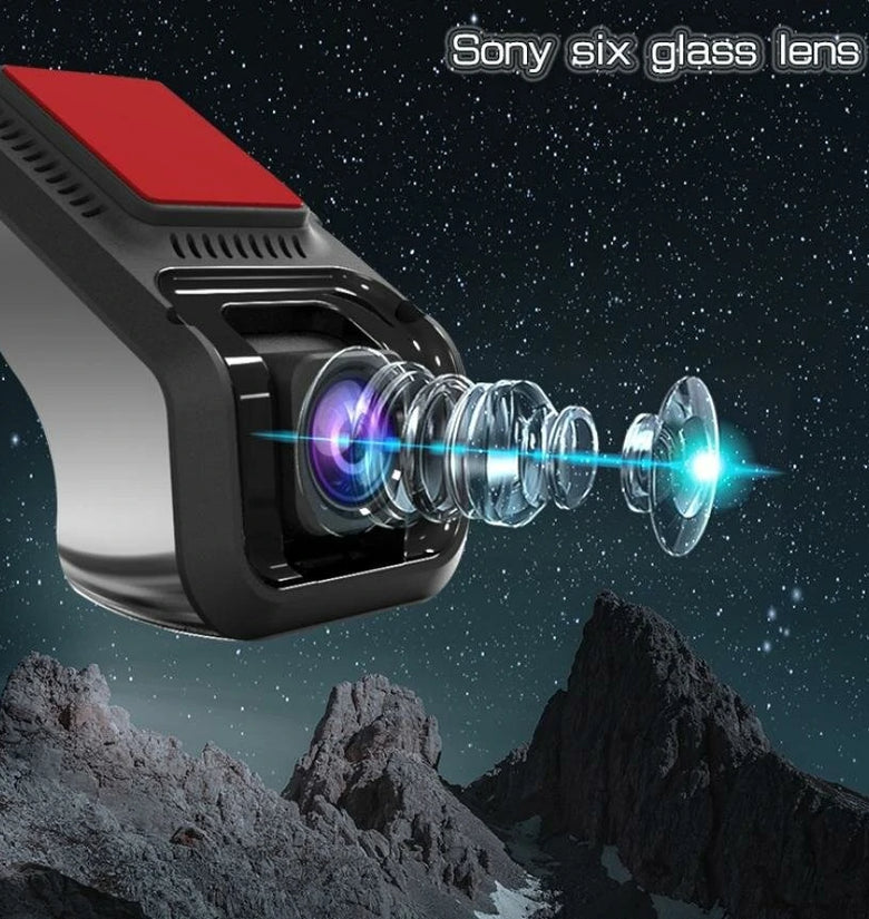 Car DVR 1080P Full HD With ADAS G-Sensor Loop Recording For Android Radio Player 170 Wide-Angle Car Front Camera Video Recorder Driving Recorder