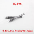 TIG Pen Welding Wire Feed for 1.0-3.2mm Wire Tool Aluminum Alloy Compact Lightweight Anodized Surface Rust Resistant Portable TIG Finger Feeder