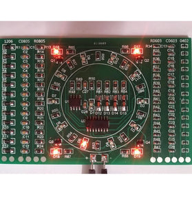 DIY SMD Rotating LED SMD Components Soldering Practice Board Skill Training Kit