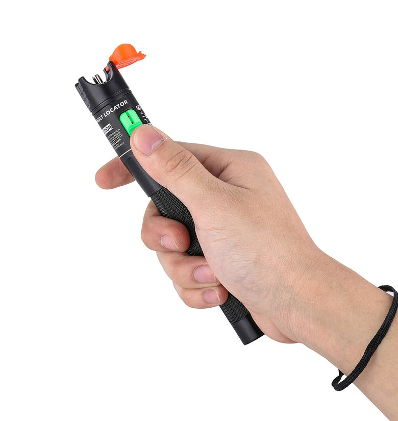 30MW 30KM Visual Fault Locator Optical Fiber Cable Tester Meter for CATV Telecommunications with 1.25mm FC or 2.5mm Connector