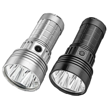 HAIKELITE HG50 4*G50 LED High Powered 21700 Flashlight Type-C Rechargeable Powerful Portable LED Torch for Outdoor Hiking Camping Hunting Fishing