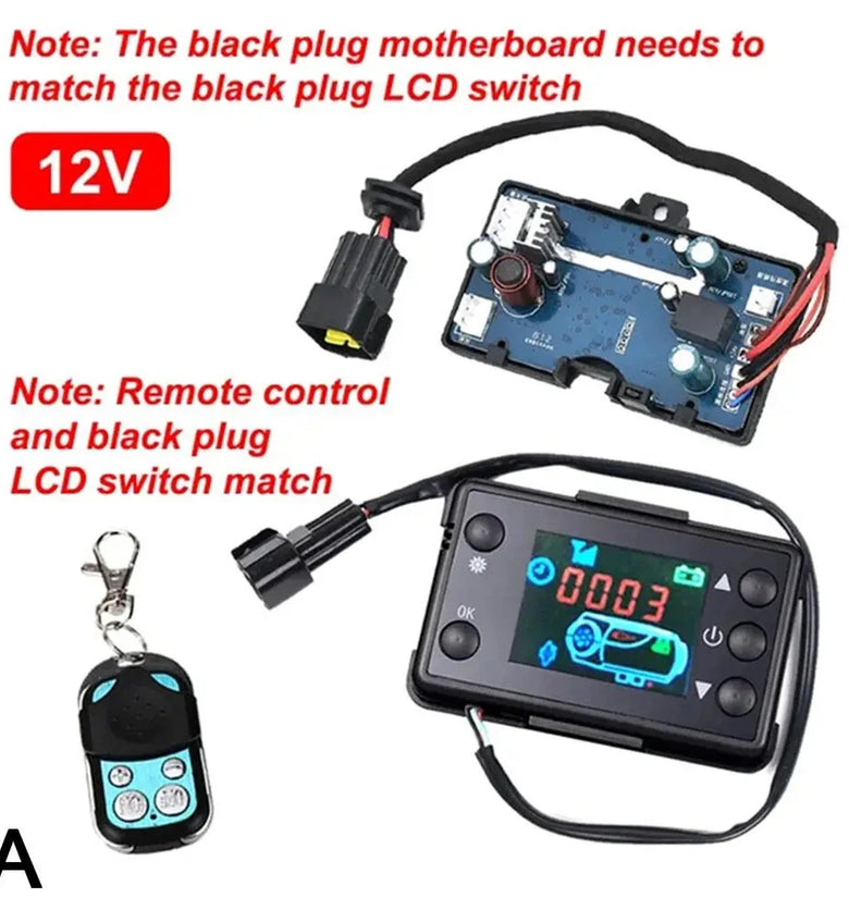 12V 24V Air Diesels Air Heater LCD Monitor Switch Control Board Motherboard with Remote Control For Car Parking Heater Control
