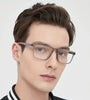 TR90 Reading Glasses Anti-blue Light High Definition Presbyopia Eyeglasses Men's Hyperopia Optical Eyewear Ultralight Sport Non-slip Eyeglasses Diopters To +3.5