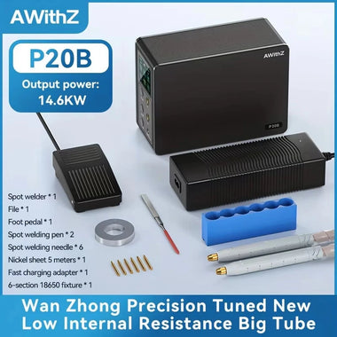 Spot Welder P20B P30C P60F Lithium Battery Welding Machine 18650 Battery Precision Welding Powerful Output Portable Welder 14.6KW 21.8KW 29.2KW