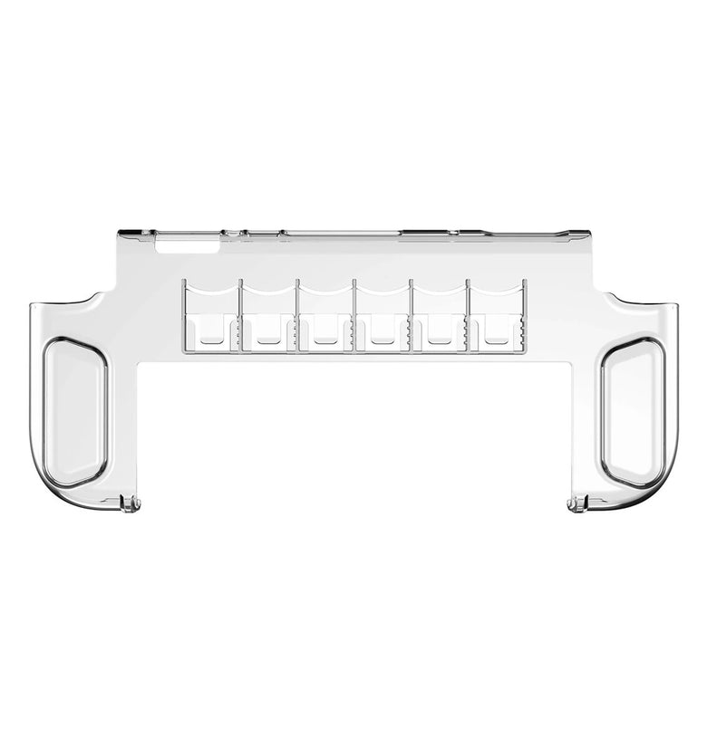 TNS-3155 Silicone Gaming Console Protective Case Built-in Storage Game Card Slot Transparent Crystal Shell for Switch 2