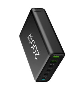 [GaN Tech] 200W 6-Port USB PD Charger 2USB-A+4USB-C PD Fast Charging Desktop Charging Station EU Plug for iPhone 15 14 13 13 Pro for Huawei Mate60pro for Samsung Galaxy S23 for Xiaomi13pro