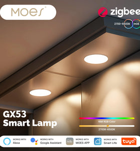 MOES Smart Zigbe LED Light 6W 540LM RGB Color Changing Bulb Voice Control with Alexa Google Home Compatible Dimmable Energy Efficient