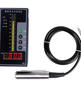 4-20MA Level Sensor Liquid Sensor Water Level Display Instrument / Beam Digital Display Control Instrument Level Transmitter for Water Level/Liquid Level/Oil Level