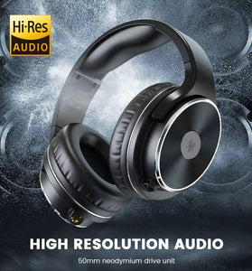 OneOdio Studio HiFi Headphone 50mm Dual Dynamic Drivers Hi-res Audio Mixing Recording 3.5mm 6.35mm Jack Wired Monitor Headphone for DJ Guitar PC
