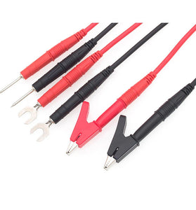 8 In 1 1M  Combined Multimeter Test Line Banana Plug U-shaped Fork Crocodile Clip 2.0 Pin Test Cable