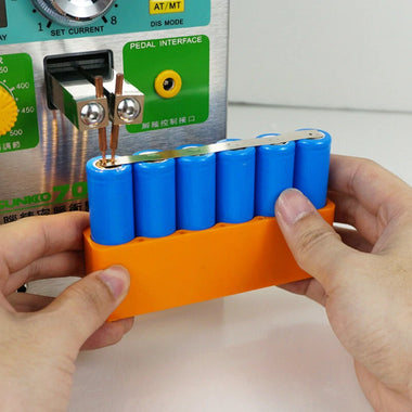 SUNKKO 18650 Battery Fixture 4-cell 6-cell 8-cell options Lightweight Reliable Designed for High-Quality Welding Workflow Enhancement