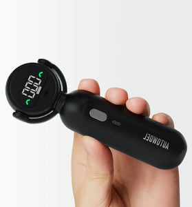 2-in-1 Alcohol Tester Breathalyzer Portable Rechargeable Analyzer with Windproof Electronic Lighter Digital Display Voice Alert