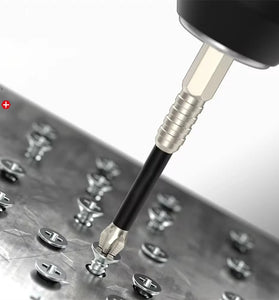 6PCS Long Alloy Steel Magnetic Screwdriver Bits PH2 Hex Shank 1/4 Inch Hand Tools 25-150mm High Hardness