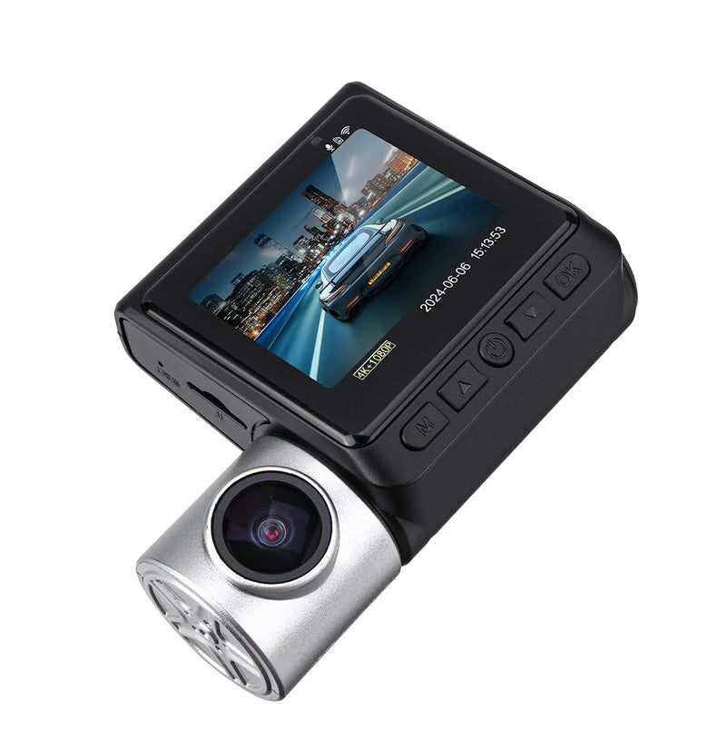 iMars X22 4K Car Dash Cam Dual-channel IPS HD Screen Voice Prompts WIFI Front Rear Driving Recorder DVR with 175 Wide Angle Lens