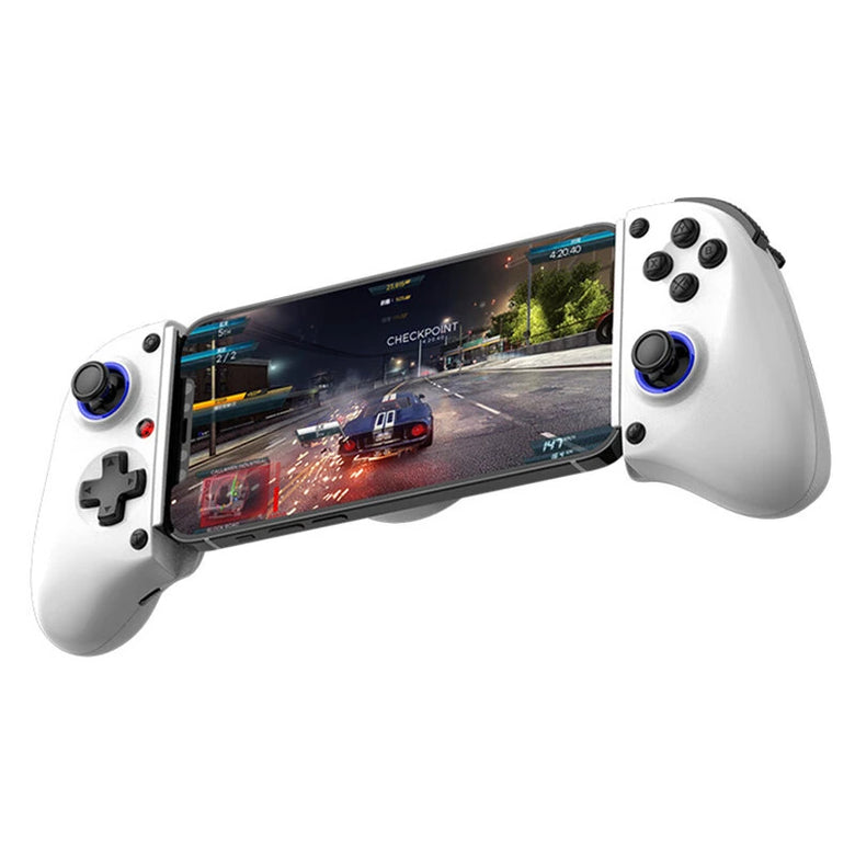 BSP-D11S Stretchable Gaming Controller with Semi-conductor Cooling Fan 3D Joystick Hall Trigger Stretching bluetooth Gamepad for PC Android iOS Switch Support Macro Programming Vibration Turbo Function