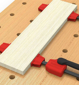 2pcs Bench Dog Clamps for 20mm Dog Holes Quick Release and Heavy Duty Workbench Clamps With 70KG Clamping Force