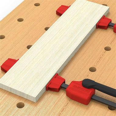 2pcs Bench Dog Clamps for 20mm Dog Holes Quick Release and Heavy Duty Workbench Clamps With 70KG Clamping Force