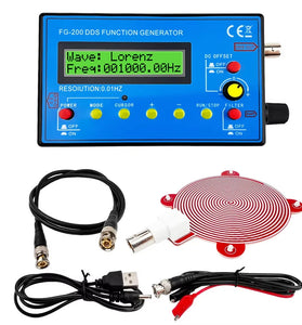 FG-200 DDS Function Signal Generator 15 Waveform Output 0.01Hz-500kHz Sine Square Triangle Schumann Wave Module
