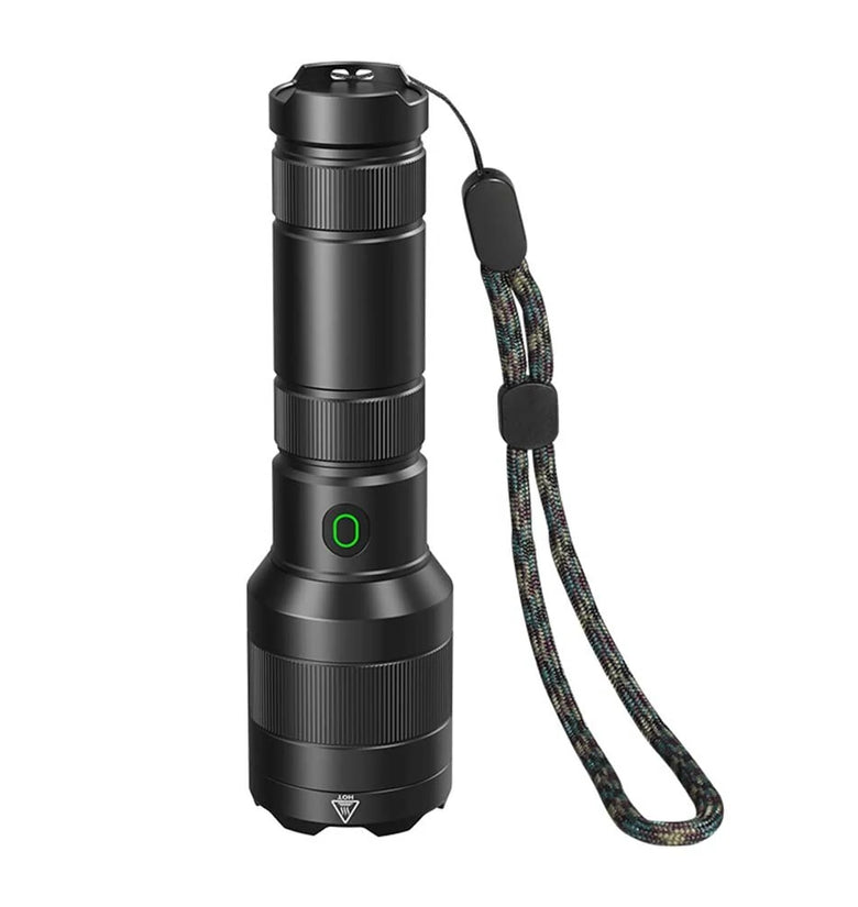 NATFIRE SF2 1200M Long Shoot LEP Flashlight Type-C Rechargeable 21700 Battery Power Bank Flashlight LEP Searchlight Search Torch