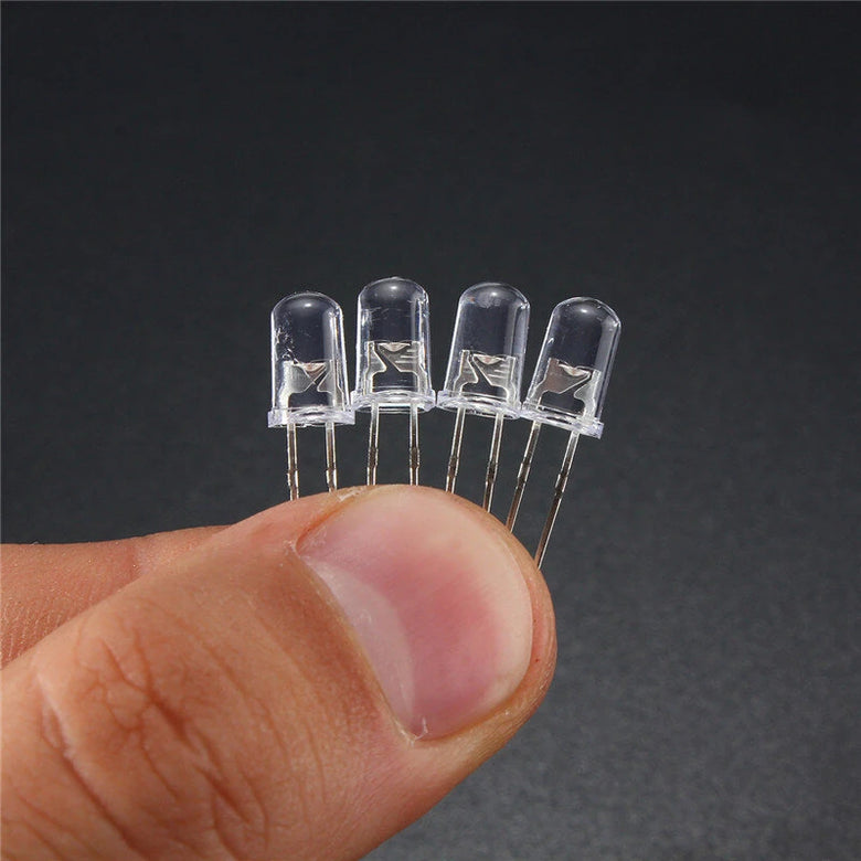 3x 120pcs 5mm White Red Blue Green Yellow Purple LED Light Bulb Emitting Diode Lamp