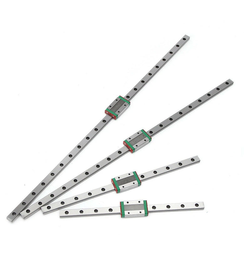 Machifit MGN12 100-1000mm Linear Rail Guide with MGN12H Linear Sliding Guide Block CNC Parts