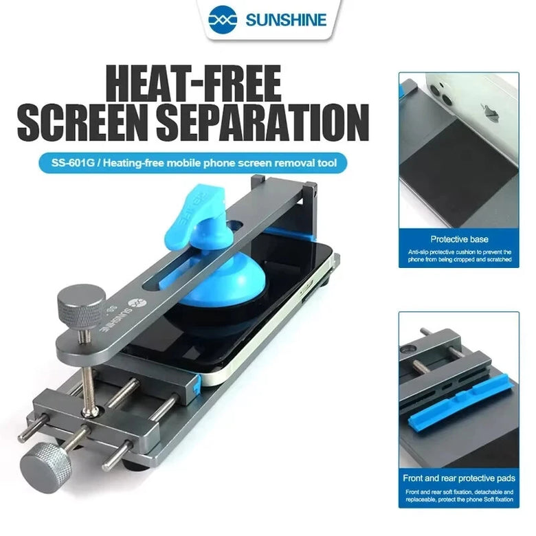 SUNSHINE SS-601G LCD Screen Separator Mobile Phone Free Heating Screen Quick Removal Clamping Fixture Repair Tools