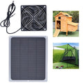 10W Photovoltaic Solar Panel High Speed Waterproof Exhaust Fan With Protective Net Suitable for Chicken Coop and Dog Kennel Shed