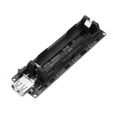 ESP32 ESP32S 18650 Battery Charge Shield V3 Micro USB Type-A USB 0.5A Test Charging Protection Board Geekcreit for Arduino - products that work with official Arduino boards