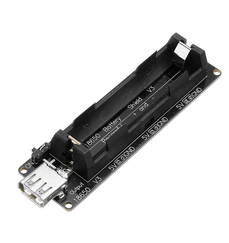 ESP32 ESP32S 18650 Battery Charge Shield V3 Micro USB Type-A USB 0.5A Test Charging Protection Board Geekcreit for Arduino - products that work with official Arduino boards