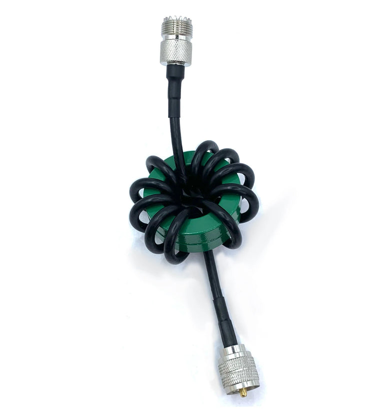 Shortwave Choke 1.8-30MHz High Frequency Magnetic Core 200W 600W Noise Suppression Male to Female Connector Radio Accessories