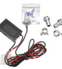 LED Thermometer 3 Way FlowMeter For Water Cooling Liquid Cooler System With 2 Barbs