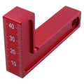 RUITOOL 75x45mm Square 90 Degree Right Angle Ruler L Square Ruler Aluminum Alloy Woodworking Scriber