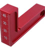 RUITOOL 75x45mm Square 90 Degree Right Angle Ruler L Square Ruler Aluminum Alloy Woodworking Scriber