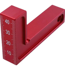 RUITOOL 75x45mm Square 90 Degree Right Angle Ruler L Square Ruler Aluminum Alloy Woodworking Scriber