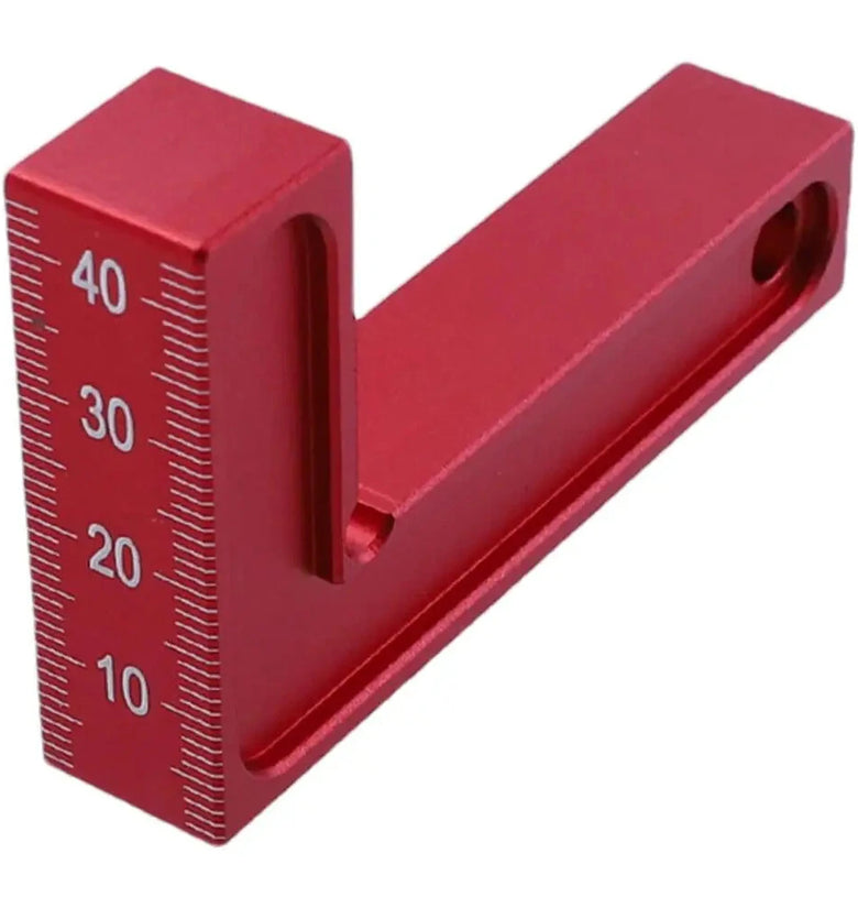 RUITOOL 75x45mm Square 90 Degree Right Angle Ruler L Square Ruler Aluminum Alloy Woodworking Scriber