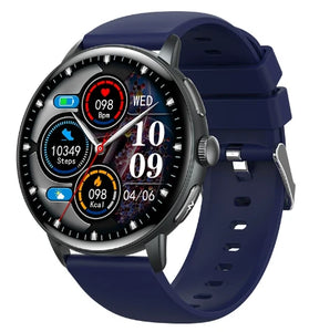 ET473 1.56-inch AMOLED ECG AI Assistant bluetooth Call Heart Rate Blood Pressure Blood Oxygen Monitor Sleep Monitoring Emotional Fatigue Detection Non-Invasive Blood Glucose Blood Component Measurement Body Composition Analysis IP68 Smart Watch