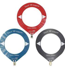 Wideband SDR Antenna 10kHz-180MHz Donut Loop Antenna SMA Male Connector for Shortwave Medium Wave Reception