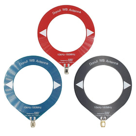 Wideband SDR Antenna 10kHz-180MHz Donut Loop Antenna SMA Male Connector for Shortwave Medium Wave Reception