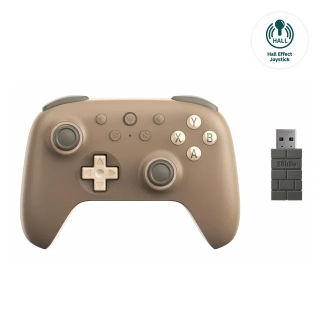 8Bitdo Ultimate 2C 2.4G Wireless Game Controller with 1000Hz Polling Rate Hall Effect Joysticks and Hall Triggers and Remappable L4/R4 Bumpers for Windows PC Android Steam