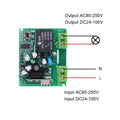 Smart Home AC110V 220V Single1 Channel Remote Controller Receiver Wireless RF Radio Frequency Hall Bedroom Light Switch 433MHz