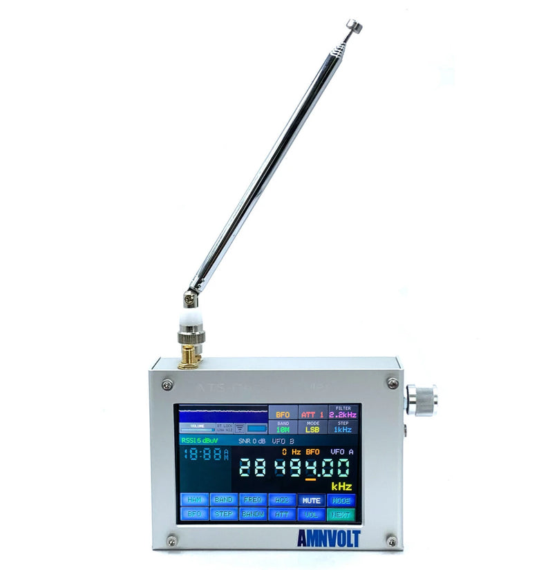 AMNVOLT ATS Decoder Si4732 Full Band Radio Receiver FM AM LW MW SW SSB DSP Receiver with Official H-RADIO 4.2 License Code