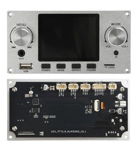 2.8 Inch IPS Screen Audio Decoder Board Bluetooth 5.3 MP3 FLAC WAV APE Support I2S Digital Output USB Sound Card Line Input EQ Audio Module
