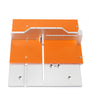 Aluminum Mini Table Saw Insert Plate T60 Model Circular Saw Flip Cover Plate with Miter Gauge Guide and Wrench for Precision Woodworking
